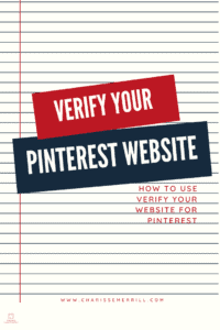In 5 min or less I'm going to show you how to clain your website on Pinterest. What used to take days, will only take 5 min with these tips.