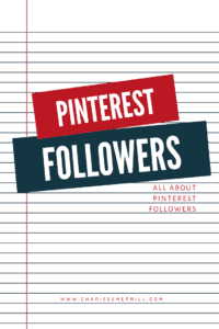 followers on Pinterest