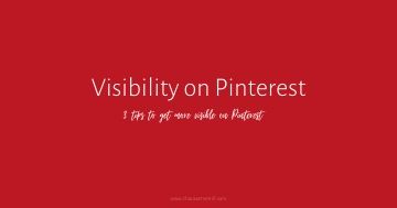 Are you racking your brain trying to figure out how to get more visible on Pinterest? 3 tips to getting more visible on so you can increase traffic