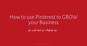LOVE using Pinterest but have 100% no clue how to use it to grow your business? Learn how to get the the head of a Pinterest user to grow your business