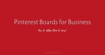 Triyng to figure out how to best set up your Pinterest boards for business so you can get more traffic to your products and make more sales?
